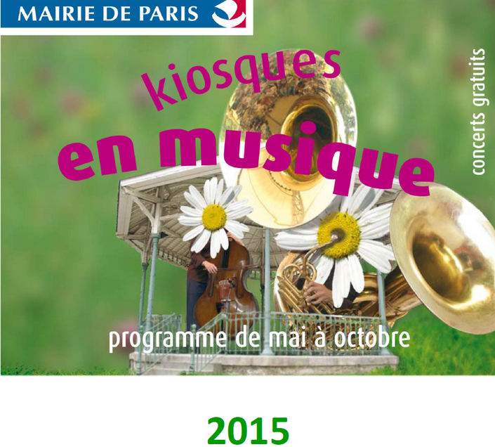 concerts kiosques Paris2015