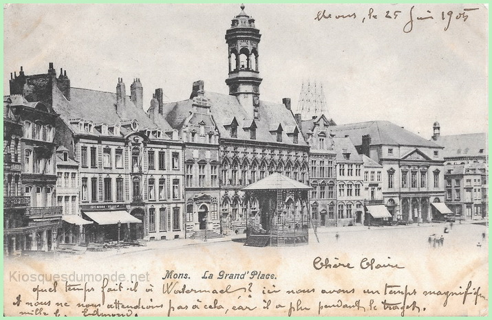 Mons (Grand-Place) kiosque 01